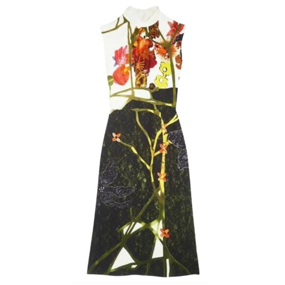 Prada F/W16 Botanical Print Runway Dress - Picture 2 of 16